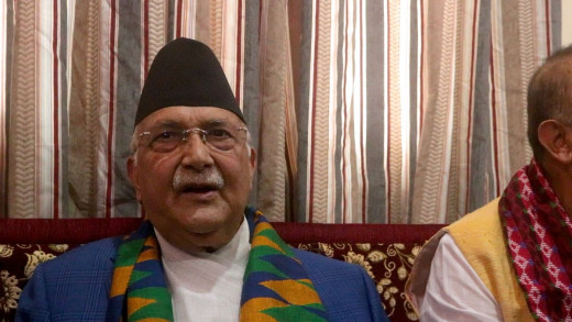 झुट बोल्ने र बेइमानी गर्ने काम माओवादीले गरेको छ : अध्यक्ष ओली